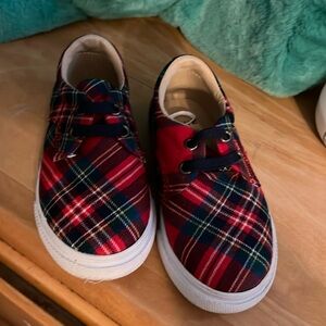 Janie and Jack shoes boy toddler size 9 Christmas shoes worn maybe 5 times